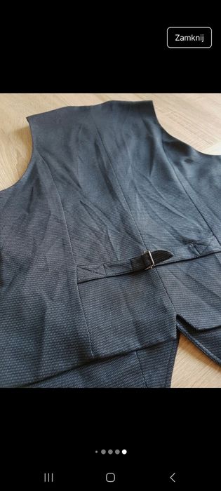 M 44 Montego kamizelka męska garniturowa biznesowa granatowa elegancka