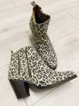 Botki skórzane Animal Print r.38