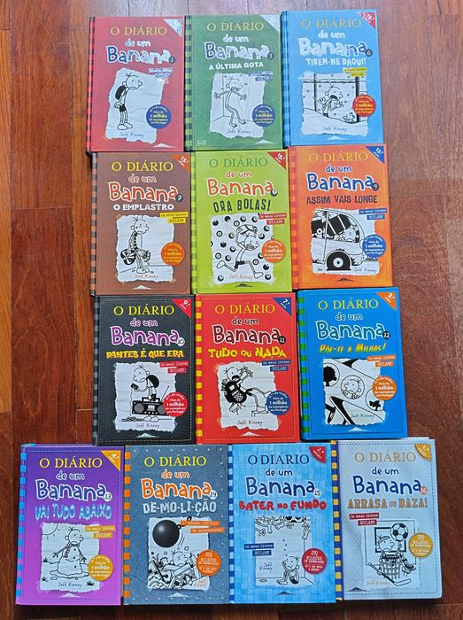Diário de um Banana, vols 1, 3, 6, 7, 8, 9, 10, 11, 12, 13, 14
