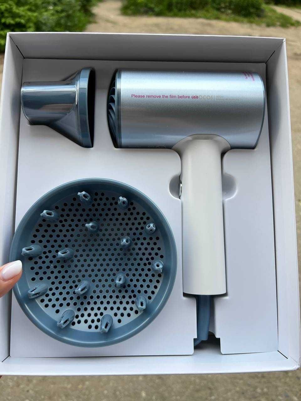 Лучший Фен для волос Xiaomi SOOCAS H5 NegativeIonic Hairdryer 2насадки