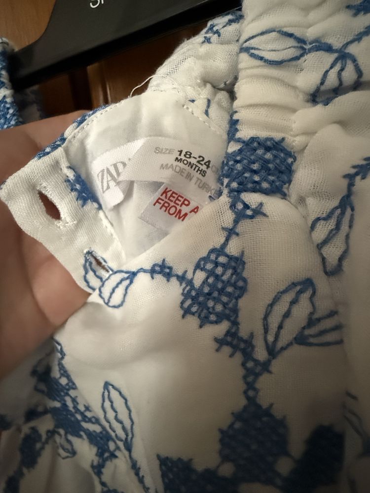 Дитяча сукня з вишивкою від zara 92