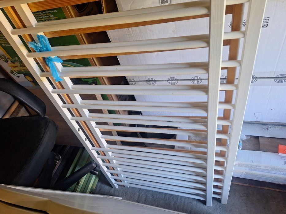 Łóżeczko Dziecięce Drewniane 120X60 Białe.
Jak nowe.