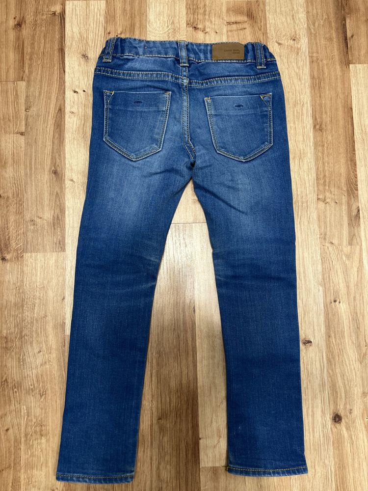 Spodnie dziewczęce jeansowe ZARA GIRL 110 cm