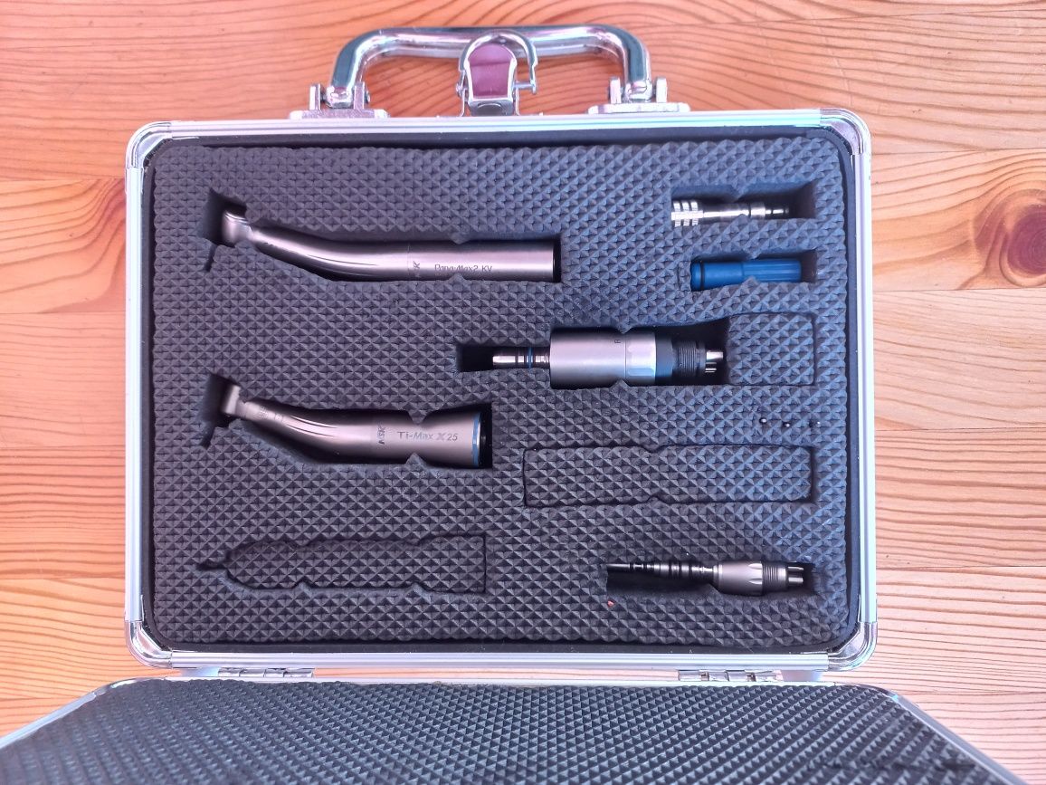 Turbina, contra-ângulo, micromotor e acoplamento NSK - Dentista
