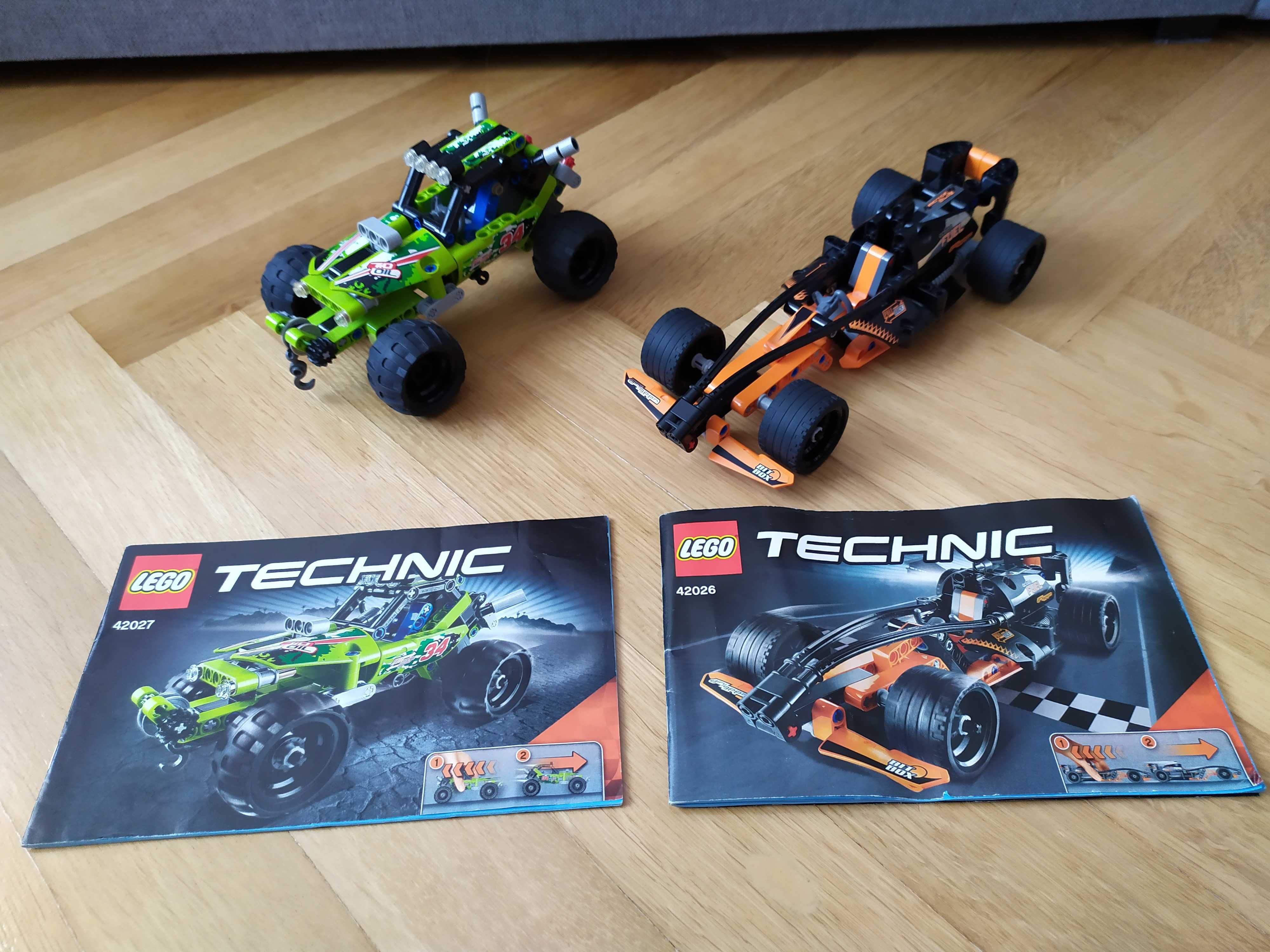 LEGO Technic - 42027 Pustynna wyścigówka + 42026 Czarny zdobywca dróg