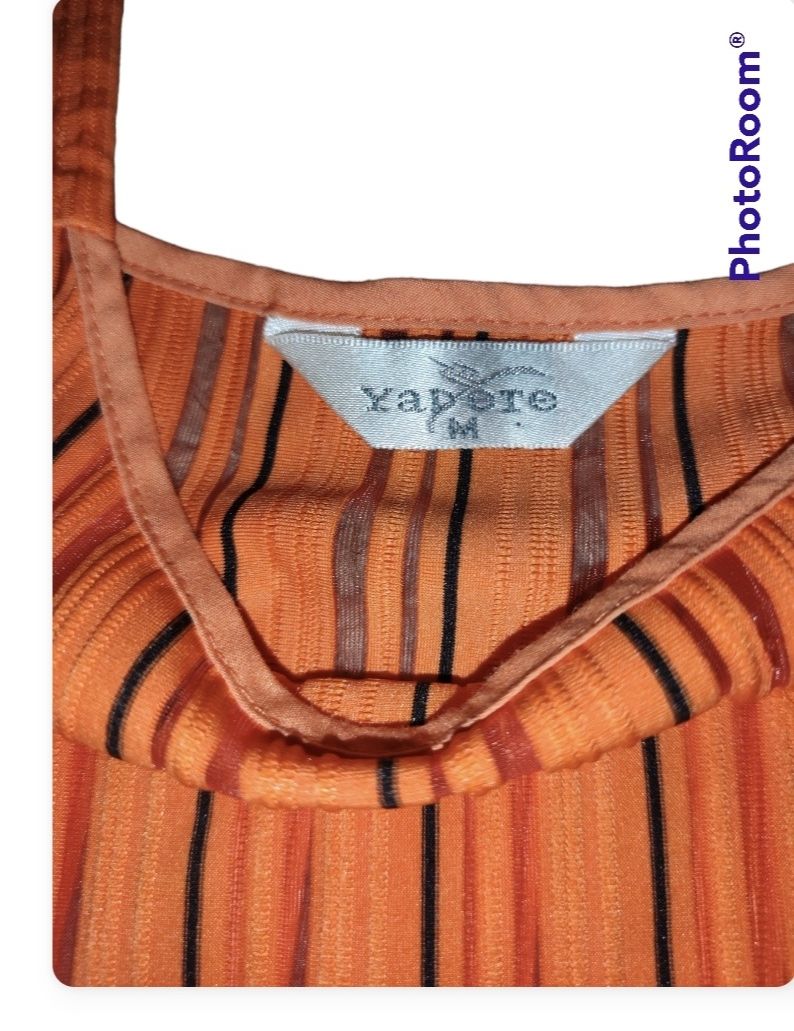 Bluzeczka na ramiączkach pomarańczowa rozmiar M