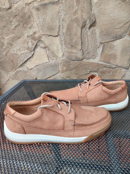 Кожанные мокасины Clarks 46 размер (оригинал 2024 год)