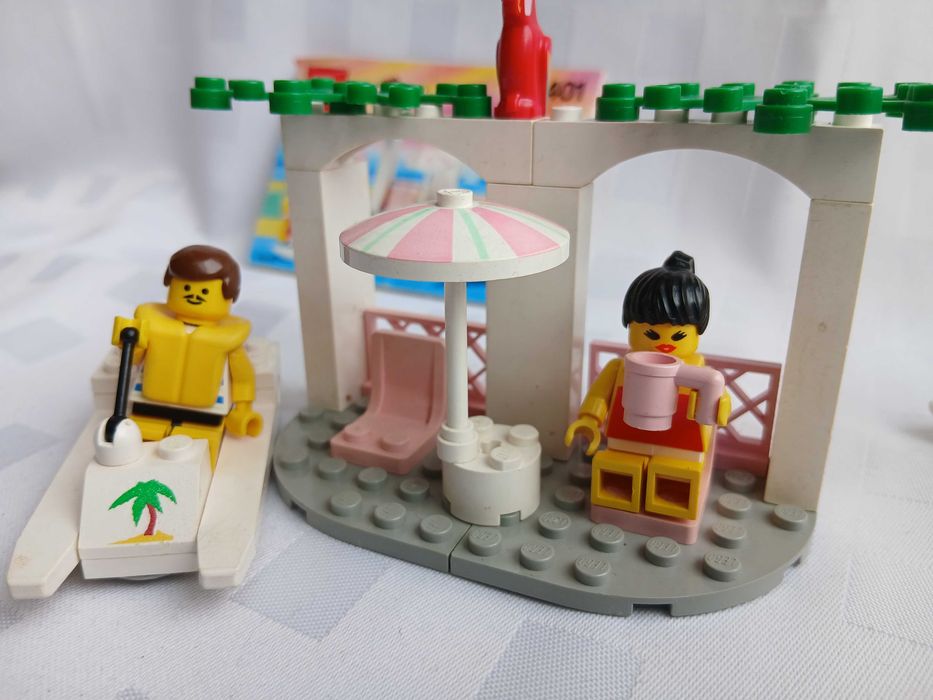 6401 LEGO Zestaw Kompletny Instrukcja Plaża Seaside Cabana