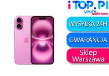 iPhone 16 PLUS 128gb Różowy JAK NOWE - BATERIA 100% - iTop - GWARANCJA