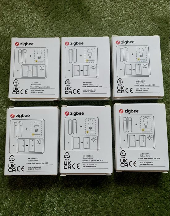 Ikea Parasoll sensor drzwi lub okien 6 sztuk NOWE