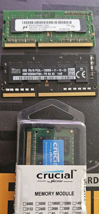 Memória RAM DDR3 portáteis