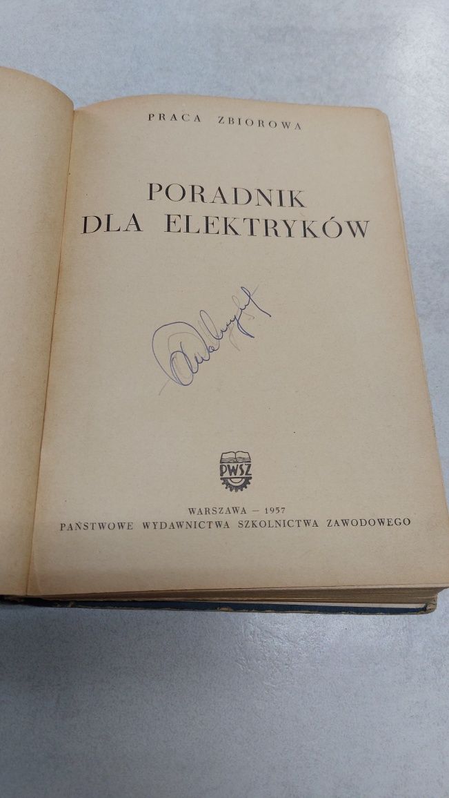 Poradnik dla elektryków. Praca zbiorowa 1957