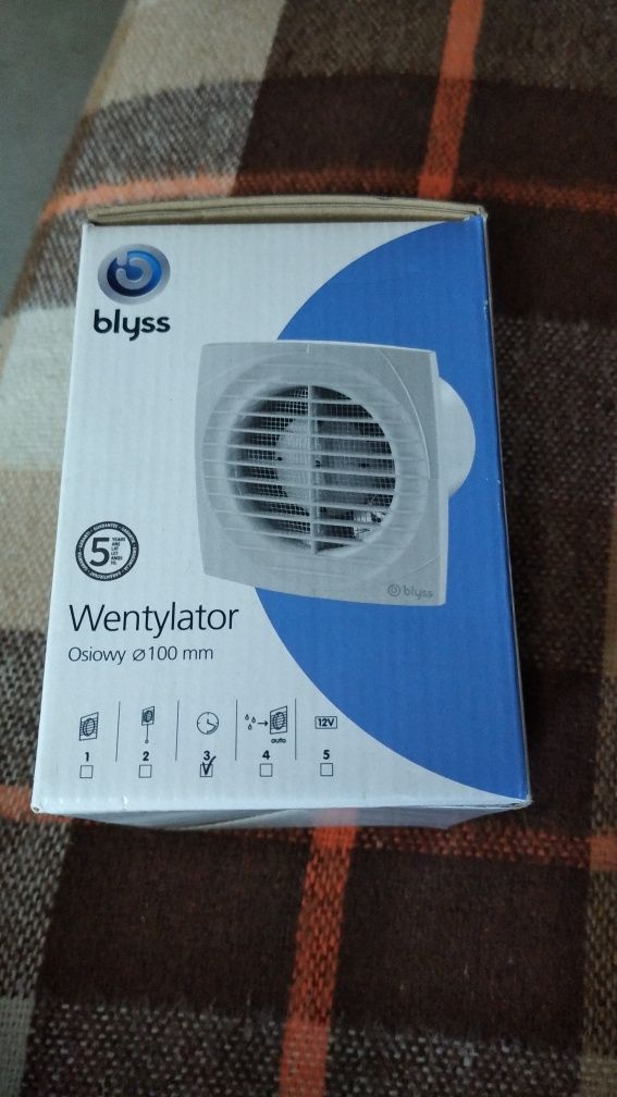 Wentylator osiowy średnica 100 mm