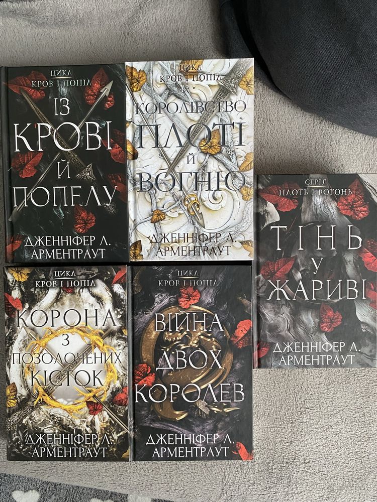 Кров і попіл» (цикл Із крові й попелу) та продовження 5 книг