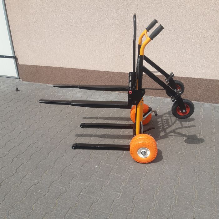 Wózek do transportu dmuchańca hydrauliczne podnoszenie