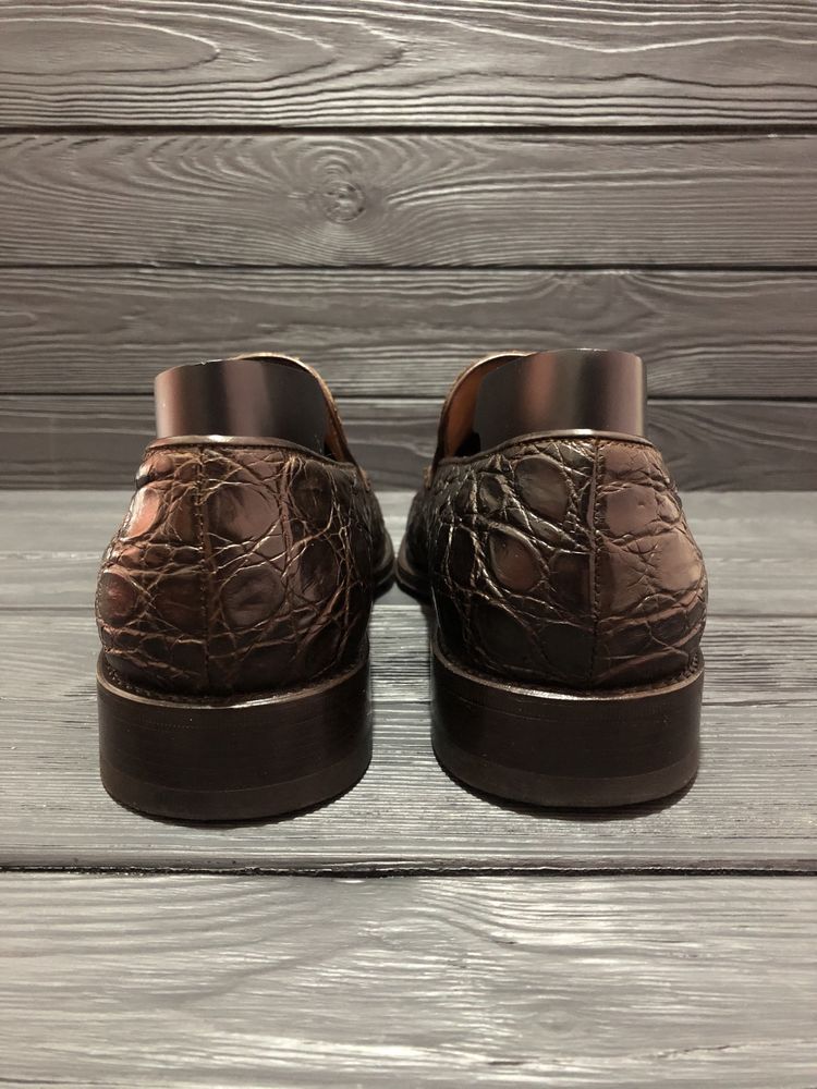 Лоферы Bally крокодил zilli kiton stefano ricci