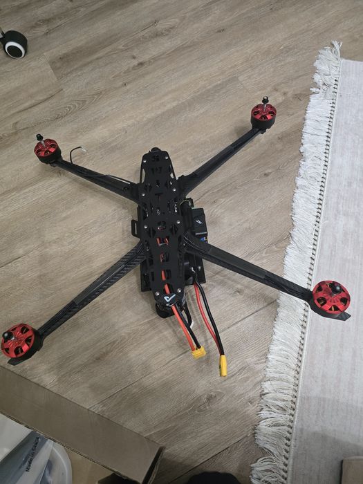 Фпв повний комплект , оптика , батарея , пропи