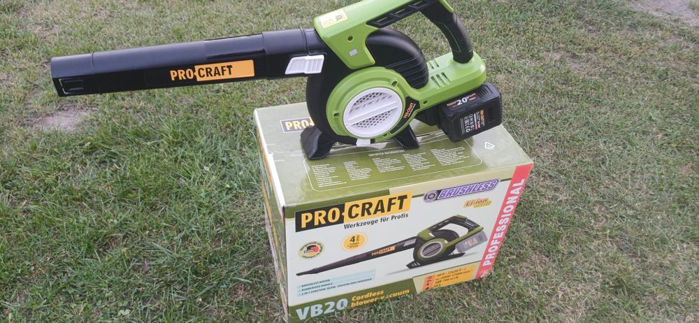 Садовий пилосос-повітродувка ProCraft VB20 без АКБ .