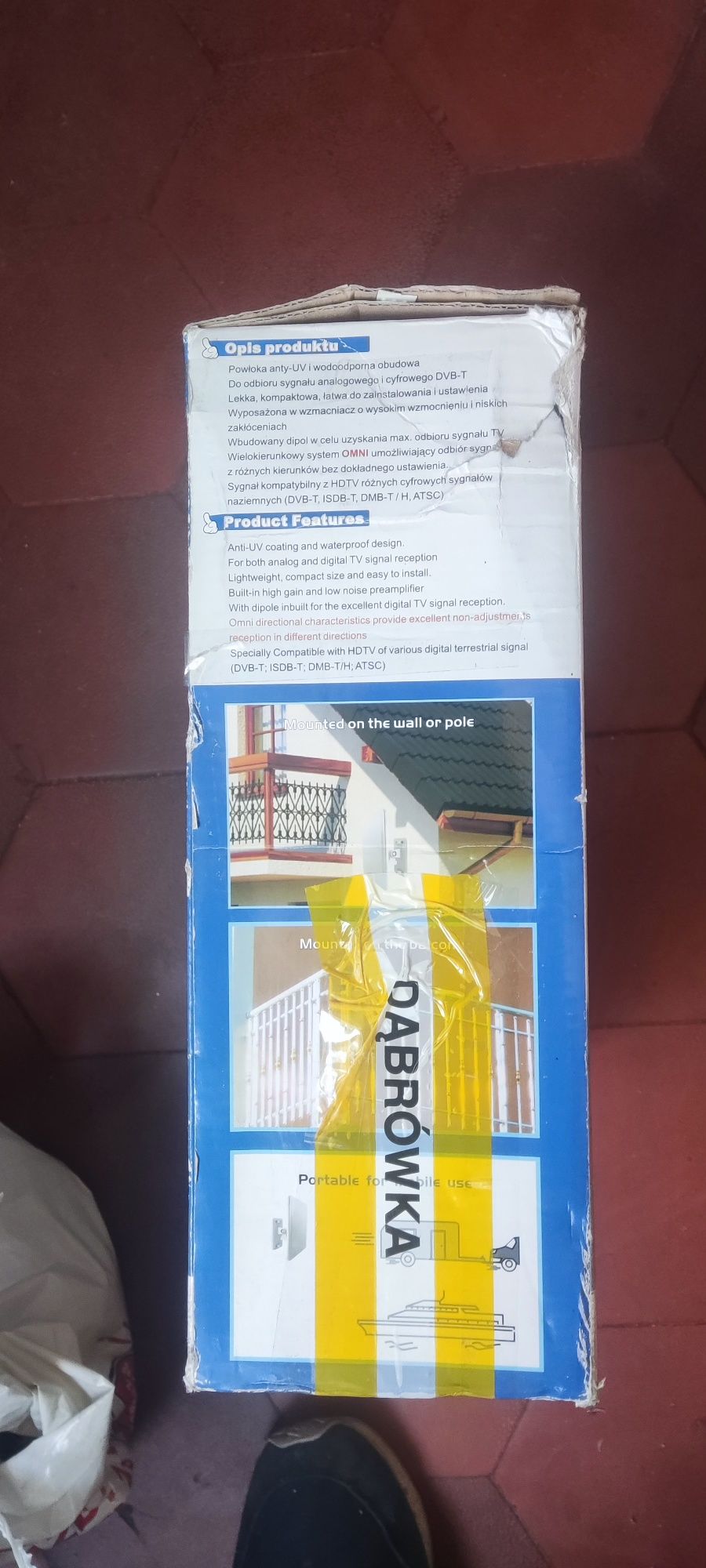 Antena zewnętrzna OPTICUM AX-800 + wzmacniacz okazja