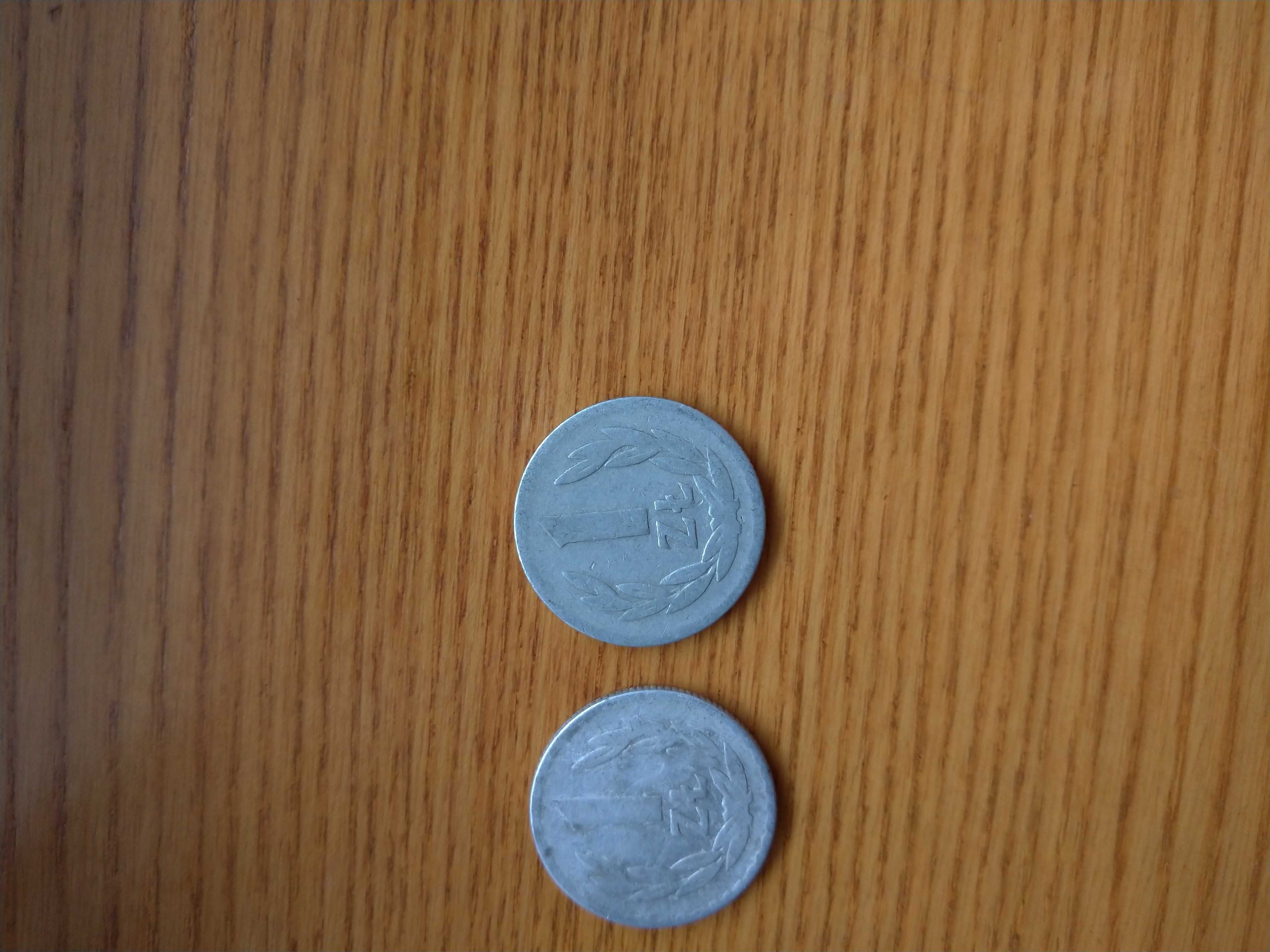 2 Monety  1 zł rok 1949 bez znaku mennicy