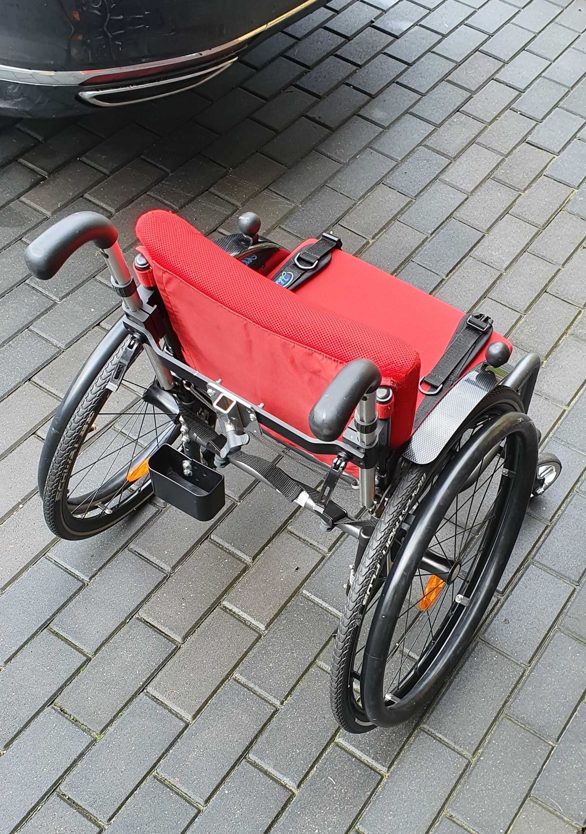 Wózek aktywny dziecko młodzież SORG Vector inwalidzki aluminiowy lekki