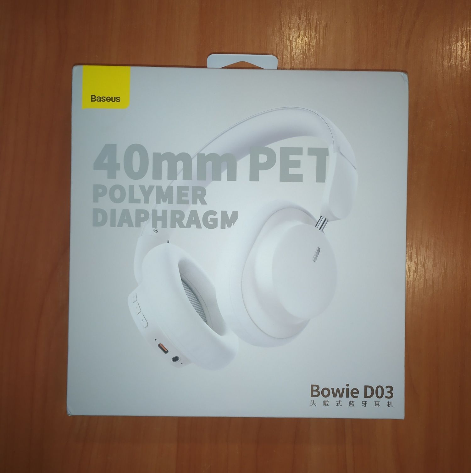 Bluetooth навушники Baseus Bowie D03 білі