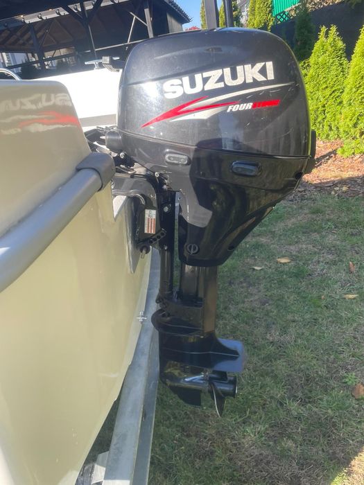 Łódź kabinowa łódka motorowa wędkarska fiord 425 + silnik zaburtowy