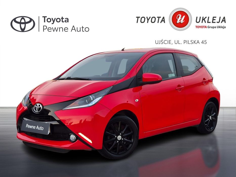 Toyota Aygo 1.0 VVT-i X-play+City Salon PL, kamera cofania, tempomat, FV marża