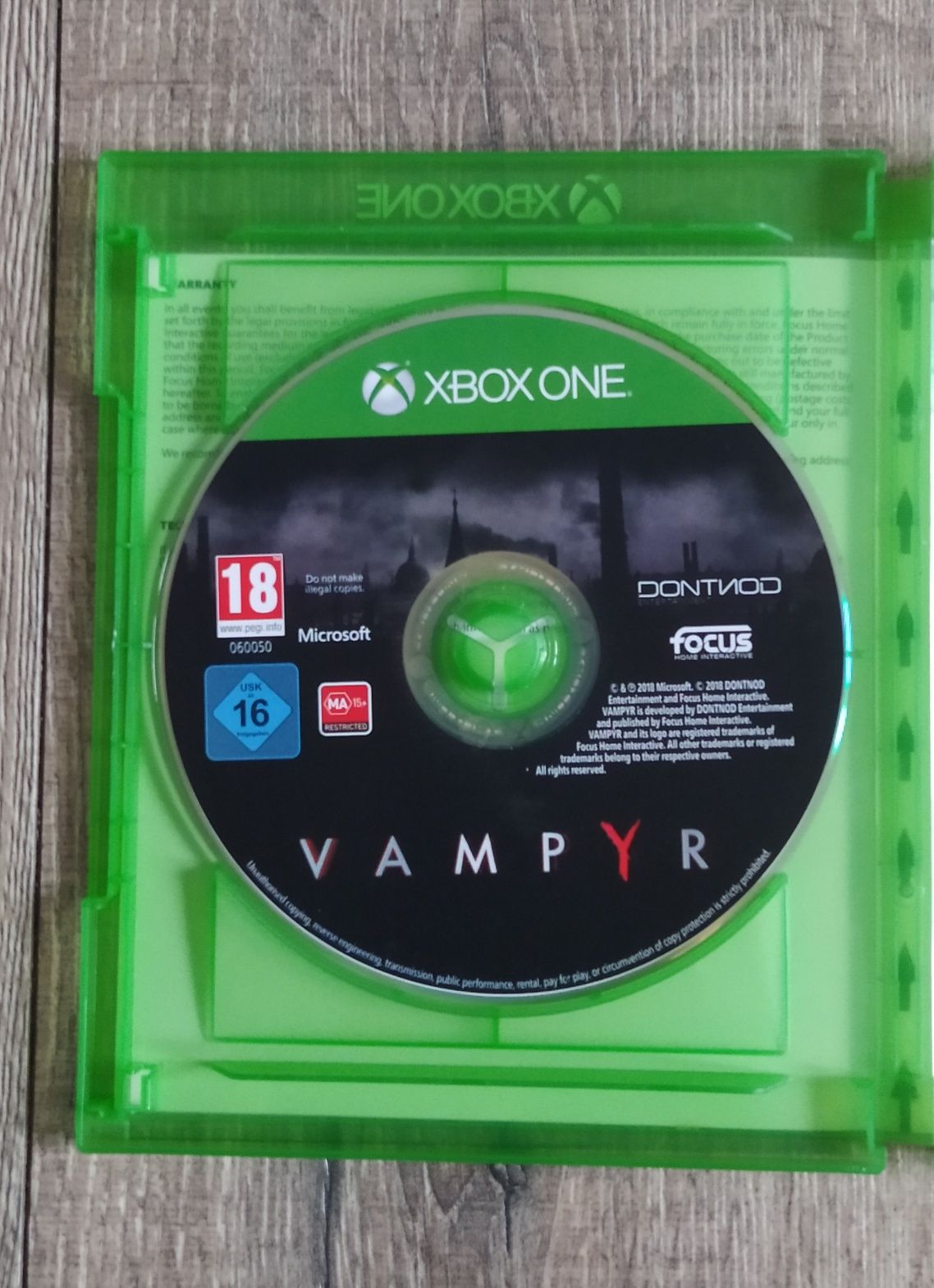 Gra Xbox One Vampyr Wysyłka