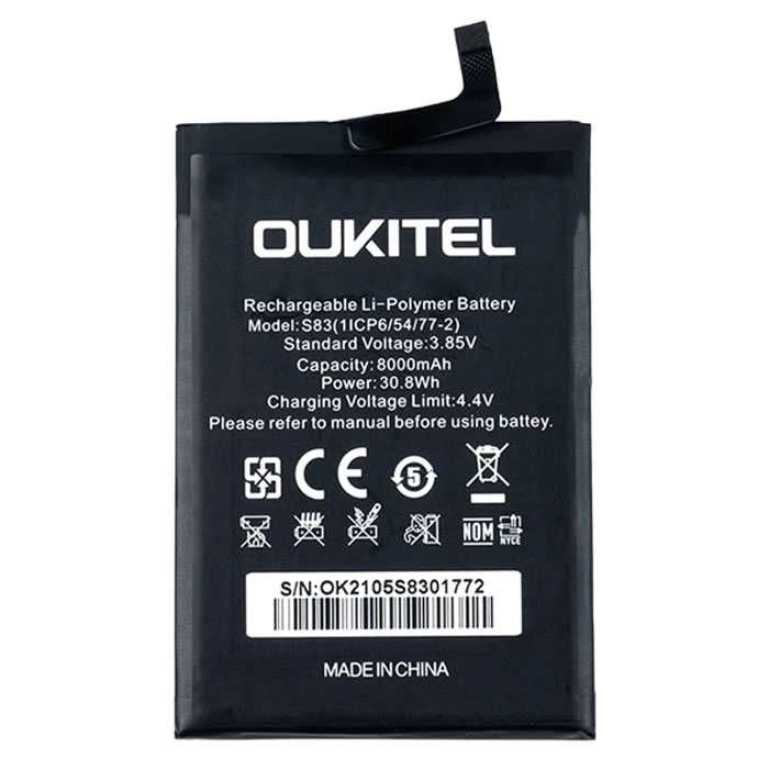 Аккумулятор Oukitel WP9 (S83) оригинальная батарея новая