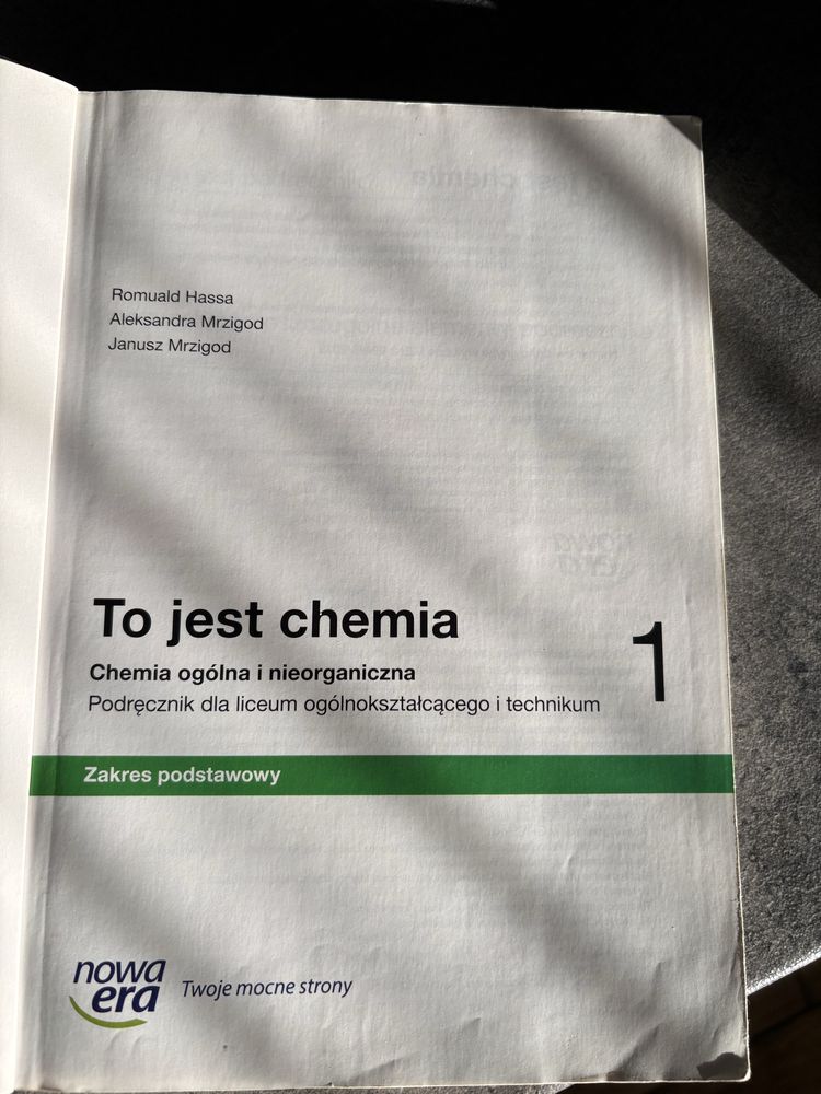 To jest chemia 1