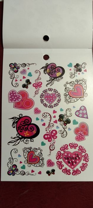 Zestaw zmywalnych tatuaży