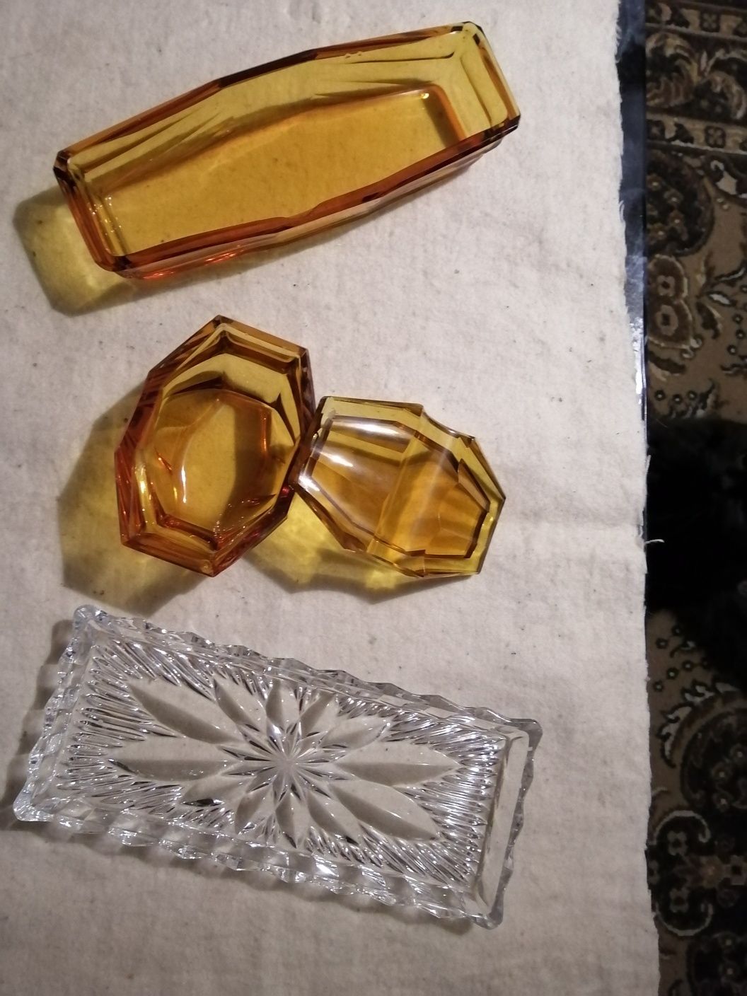 Шкатулки из хрусталя