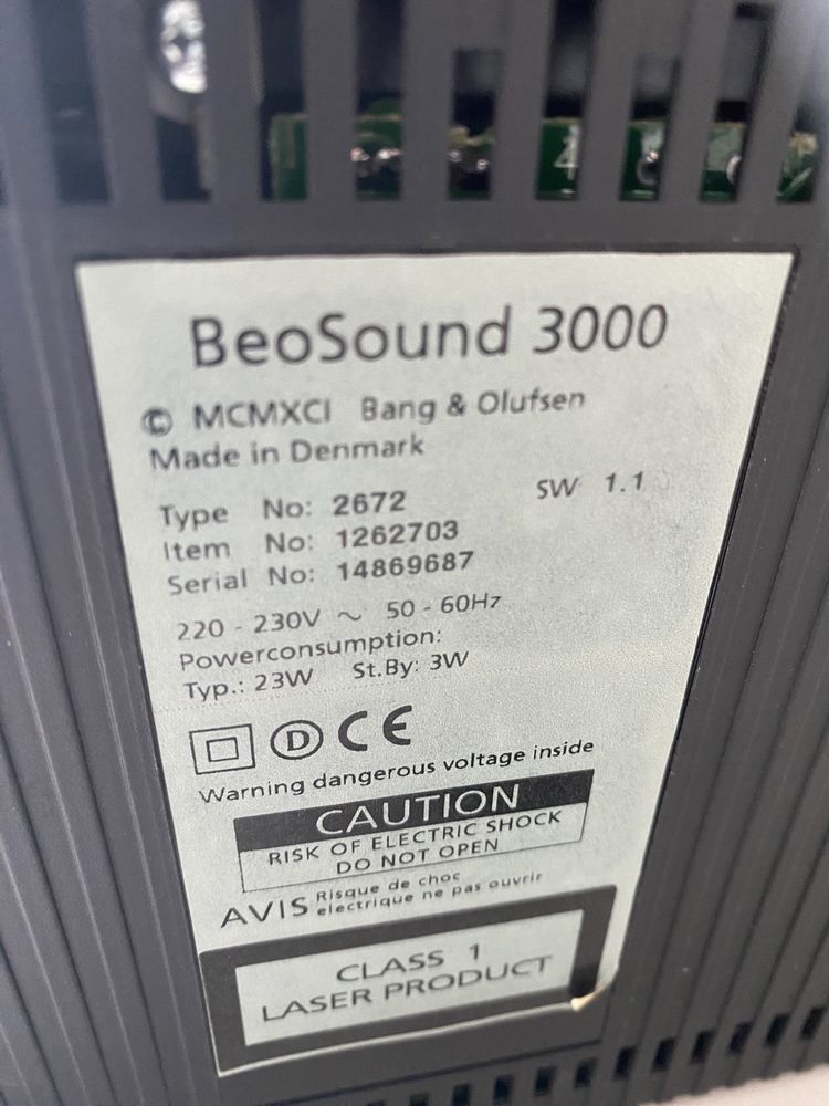 BeoSound 3000 + BeoLab 6000