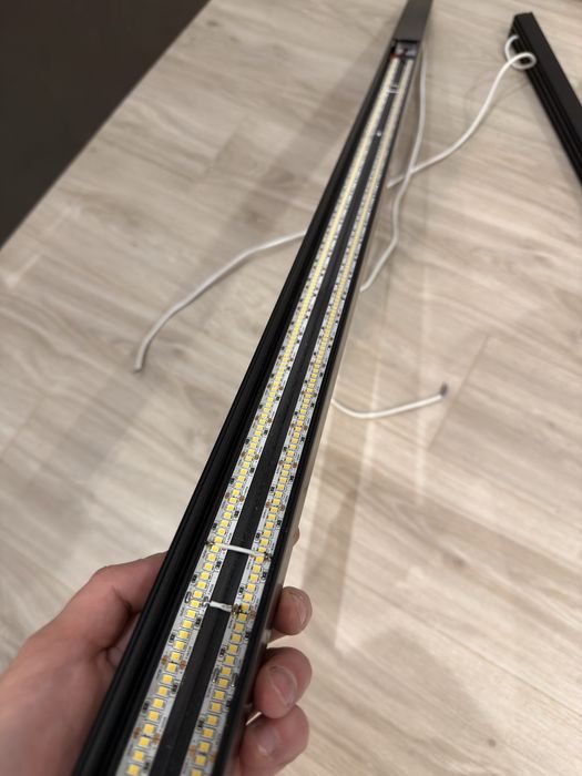 Lampa LED Nowodvorski 120cm 3000K loft czarna