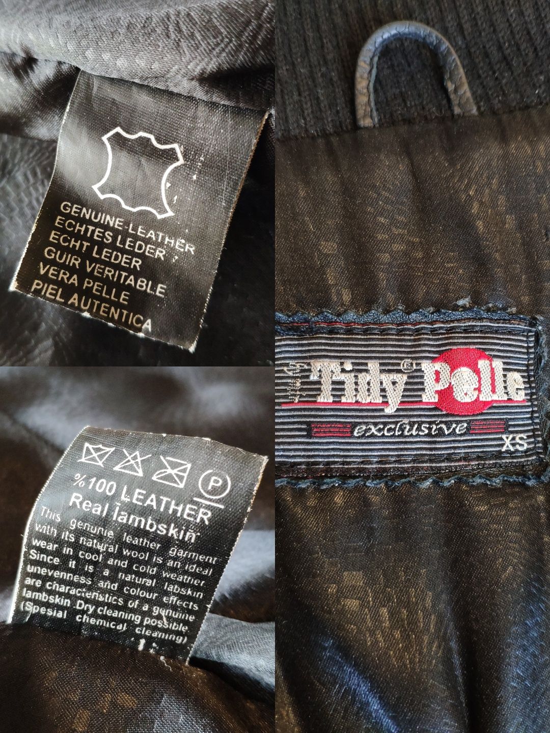 Натуральна шкіряна жіноча куртка, Tidy Pelle, р-р XS