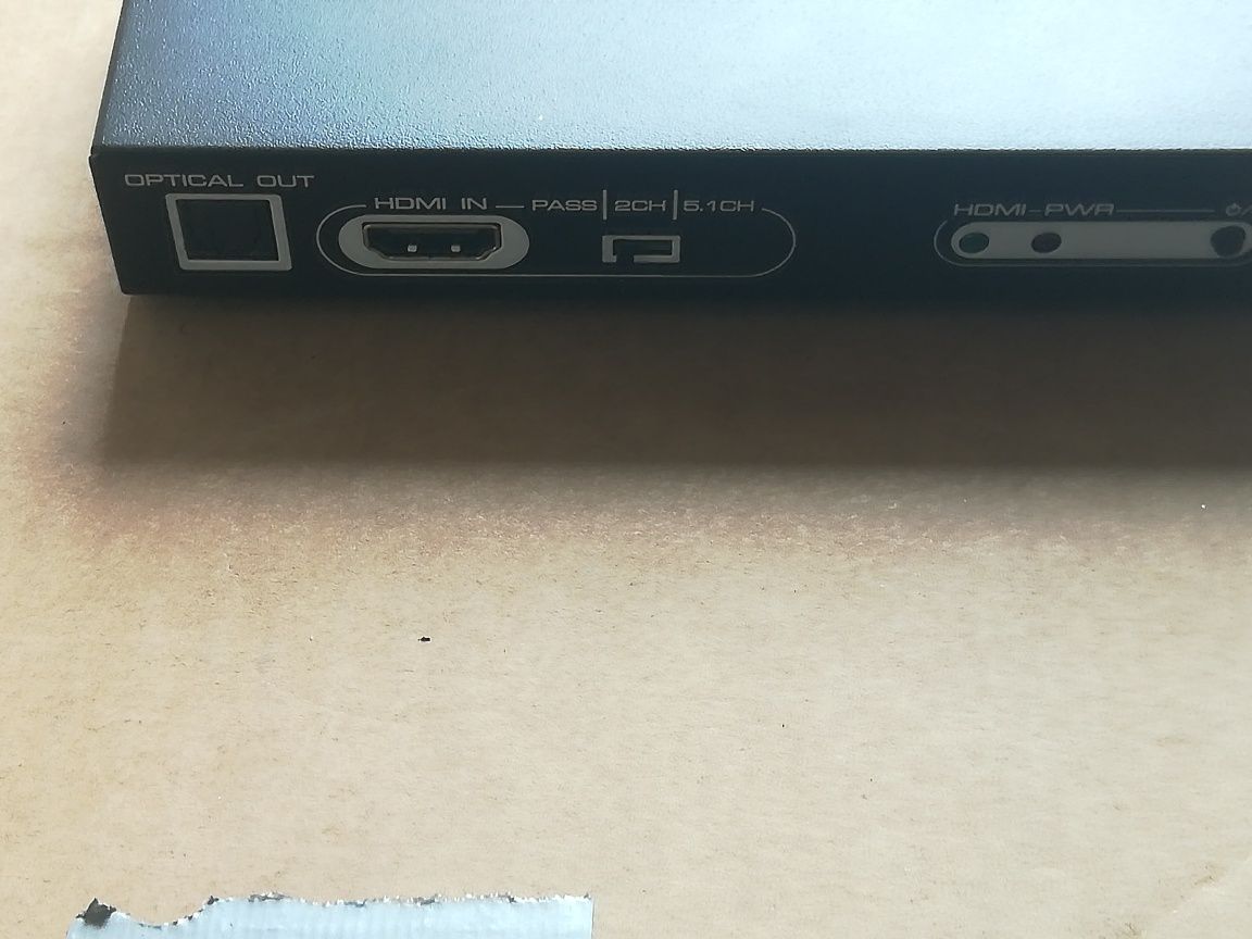 Ekstraktor audio [HDMI - HDMI, Cinch, Toslink] 1920 x 1080 pikseli Spe