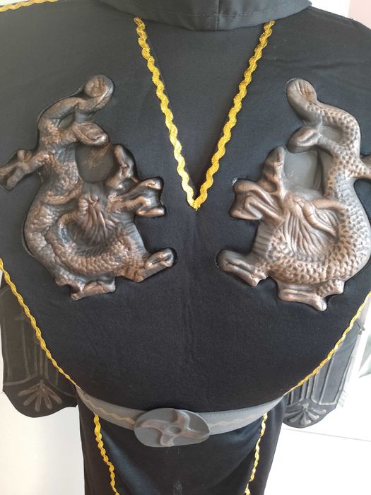 NOWY strój karnawałowy NINJA WOJOWNIK kostium przebranie 110/116 (17)