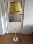 Lampa abażurowa stojąca prl