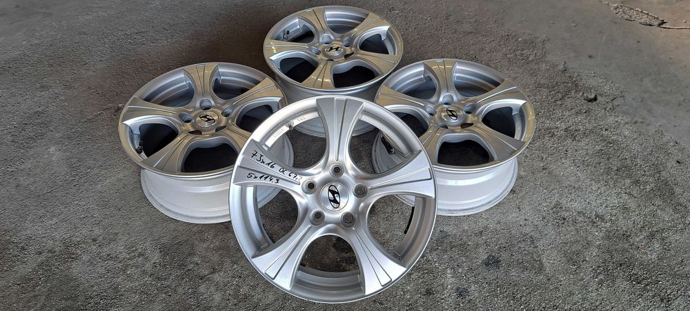 Felgi aluminiowe 7jx16 5x114,3 Hyundai Renault Toyota Honda