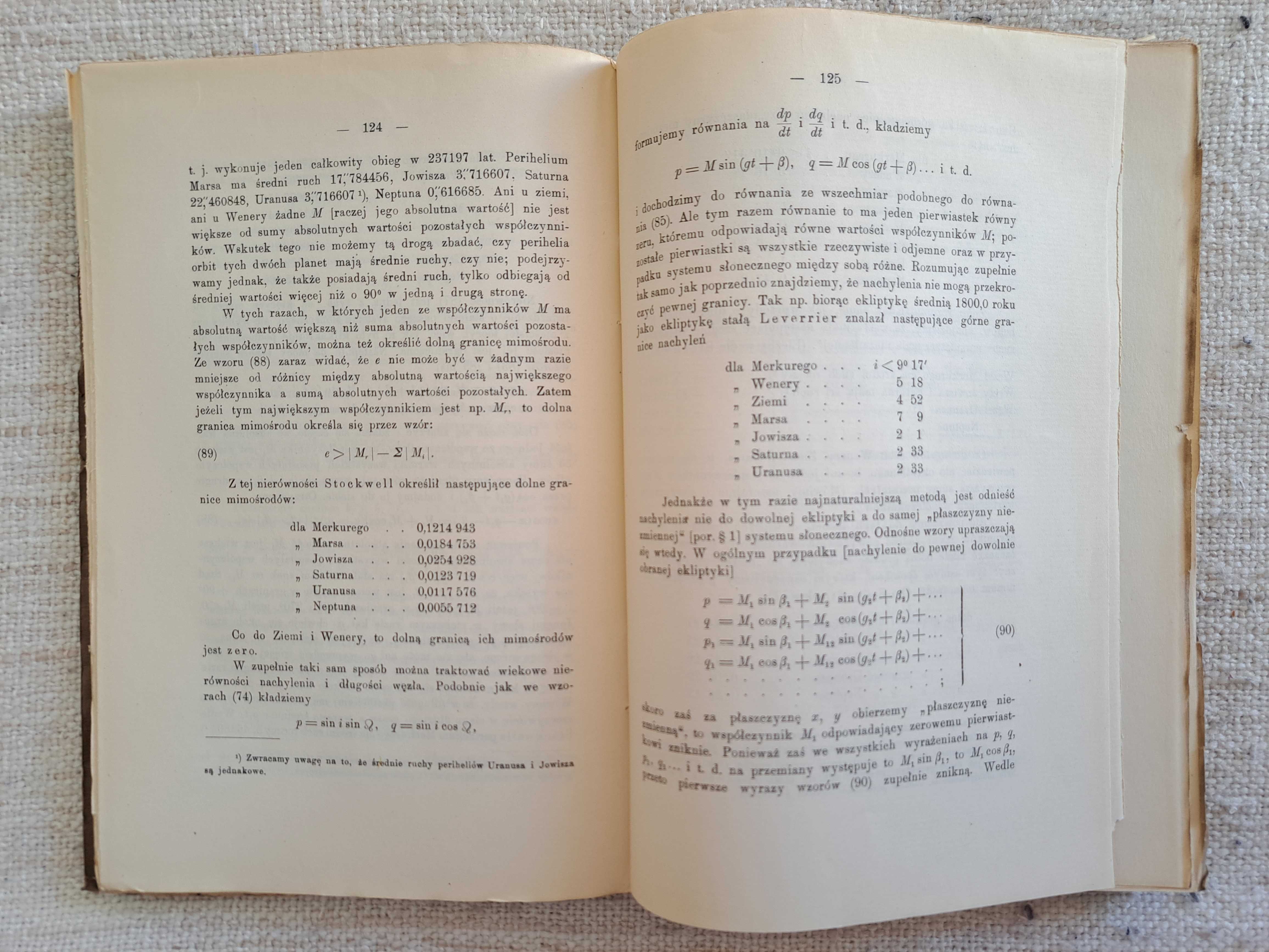 1914 rok. Astronomia Teoretyczna. Maurycy Pius Rudzki