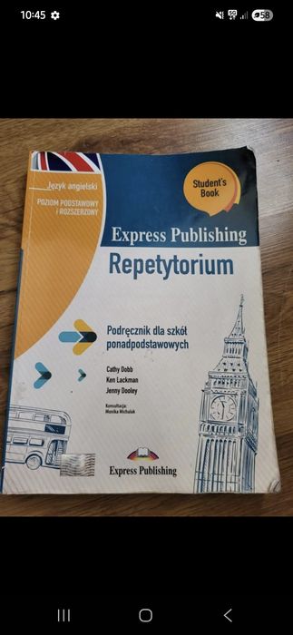 pomoce do Express Publishing repetytorium język angielski kartówki spr
