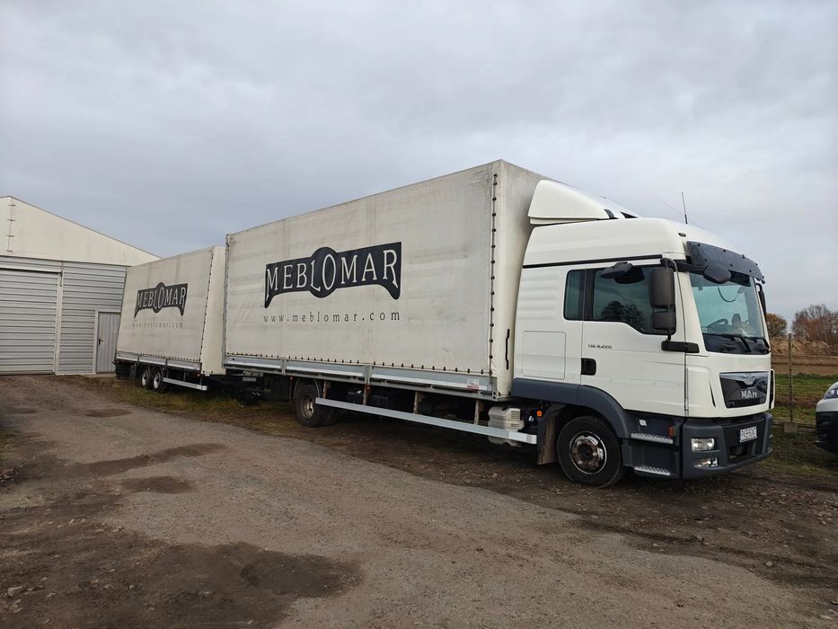 MAN TGL 8.220  Zestaw MAN 2016 niski przebieg pierwszy właściciel bezwypadkowy