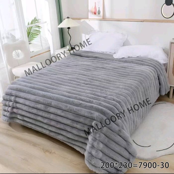 Покривало ковдра Шиншила євро полоска 7см