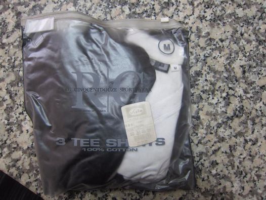 Conjuntos de 2 Camisolas de Homem - Preta XL e Branca M