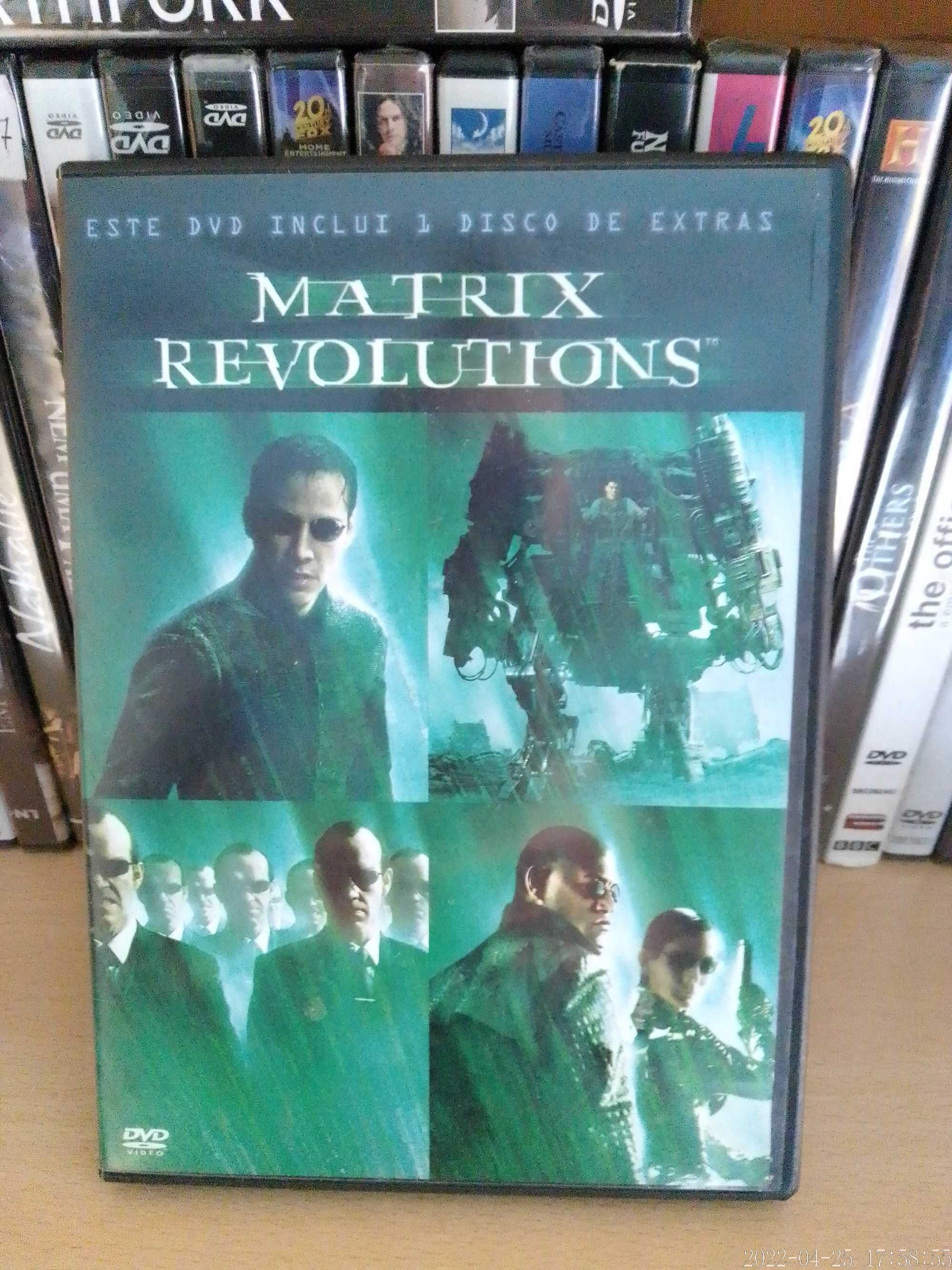 Dvd Matrix Revolutions 2 DISCOS Filme Andy Wachowski Keanu Reeves The