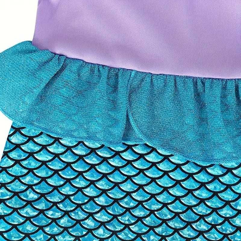 Sukienka strój syrenki MAŁA SYRENKA ARIEL kostium strój 134 140 bal