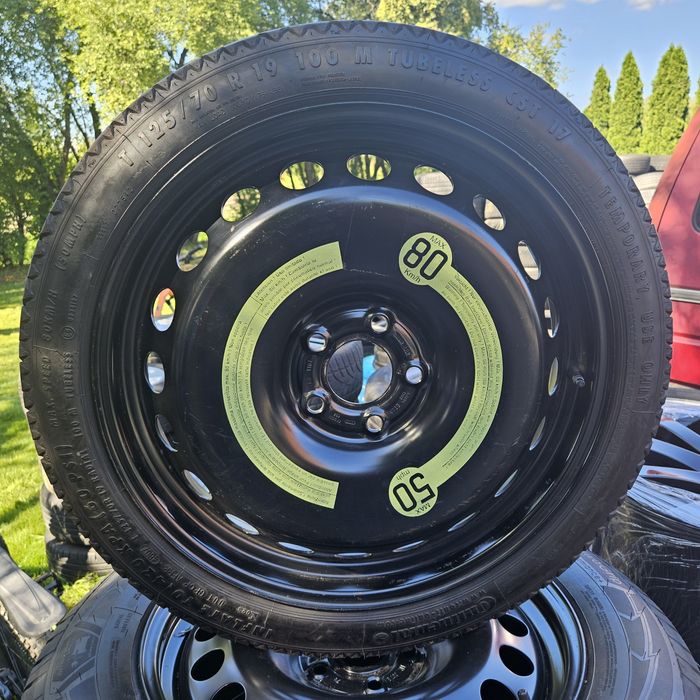 Koło dojazdowe 125/70/19 Audi Mercedes BMW 5x112 ET29