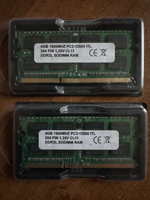 Pamięc RAM 8gb DDR3L Sodimm
