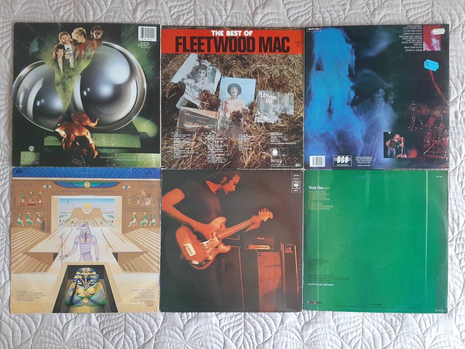 Steely Dan–Johnny Winter-Iron Maiden–Van Hallen–Fleetwood Mac-Vinil LP